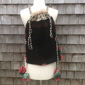 Hand Woven Peruvian Alpaca Backpack Bag